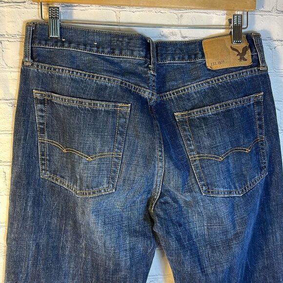 American Eagle Original Boot Men’s Jeans size 31x32 Denim Bootcut - Picture 5 of 11